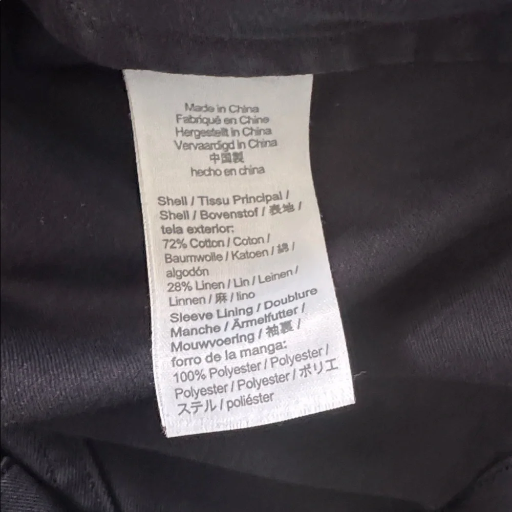 J. Crew Garment-dyed cotton-linen chino suit jacket